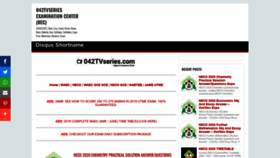 What 042tvseries.com website looked like in 2020 (3 years ago)