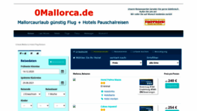 What 0mallorca.de website looked like in 2020 (3 years ago)