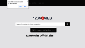 What 01234-movies.com website looked like in 2021 (3 years ago)