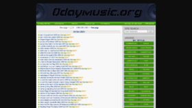 What 0daymusic.org website looked like in 2022 (2 years ago)