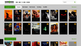 What 0123movies.one website looked like in 2022 (1 year ago)