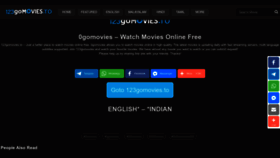 What 0gomovie.ws website looked like in 2022 (1 year ago)