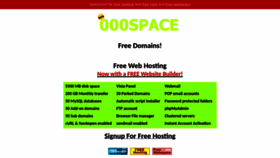 What 000space.com website looked like in 2023 (1 year ago)