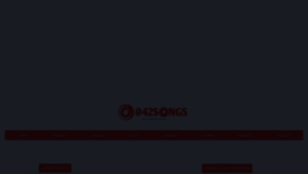What 042songs.com website looked like in 2023 (1 year ago)