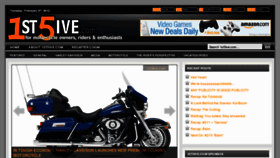 What 1st5ive.com website looked like in 2012 (12 years ago)