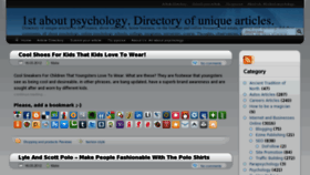 What 1aboutpsychology.com website looked like in 2012 (11 years ago)