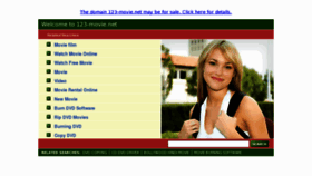 What 123-movie.net website looked like in 2012 (11 years ago)