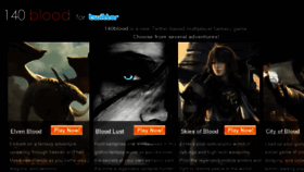What 140blood.com website looked like in 2012 (11 years ago)