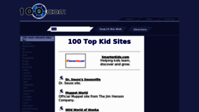 What 100topkid.com website looked like in 2012 (11 years ago)