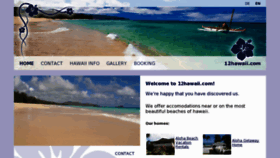 What 12hawaii.com website looked like in 2012 (11 years ago)