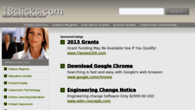 What 18clicks.com website looked like in 2012 (11 years ago)