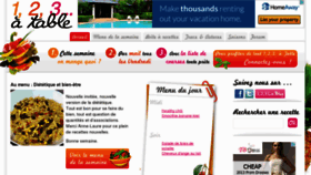 What 123atable.fr website looked like in 2013 (11 years ago)