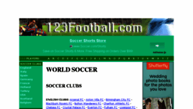 What 123football.com website looked like in 2013 (10 years ago)