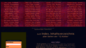 What 12koerbe.de website looked like in 2013 (11 years ago)