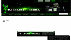 What 1stdegreefreebies.com website looked like in 2013 (10 years ago)