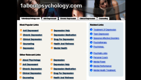 What 1aboutpsychology.com website looked like in 2014 (10 years ago)