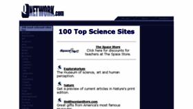 What 100topsciencesites.com website looked like in 2014 (10 years ago)