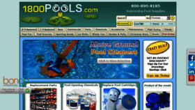 What 1800pools.com website looked like in 2014 (9 years ago)