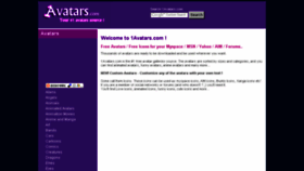 What 1avatars.com website looked like in 2014 (9 years ago)