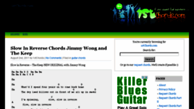 What 1stchords.com website looked like in 2014 (9 years ago)
