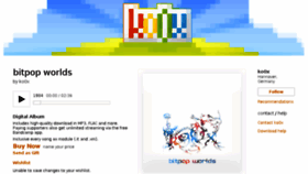 What 100kb.de website looked like in 2014 (9 years ago)