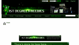 What 1stdegreefreebies.com website looked like in 2014 (9 years ago)