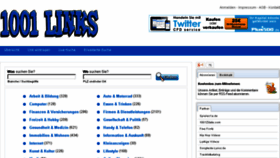 What 1001links.de website looked like in 2014 (9 years ago)