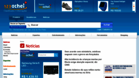 What 123noticias.com.br website looked like in 2015 (9 years ago)