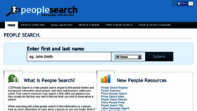 What 123peoplesearch.com website looked like in 2015 (9 years ago)