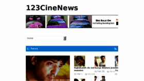 What 123cinenews.com website looked like in 2015 (9 years ago)