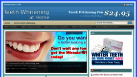 What 10minteethwhitening.com website looked like in 2015 (9 years ago)
