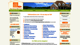 What 123homezone.com website looked like in 2015 (9 years ago)