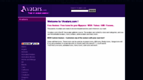 What 1avatars.com website looked like in 2015 (9 years ago)