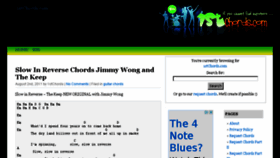 What 1stchords.com website looked like in 2015 (9 years ago)