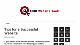 What 1000websitetools.com website looked like in 2015 (9 years ago)