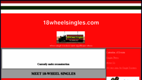 What 18wheelsingles.com website looked like in 2015 (8 years ago)