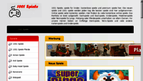 What 1001spieleonline.de website looked like in 2015 (8 years ago)