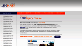 What 1300injury.com.au website looked like in 2015 (8 years ago)