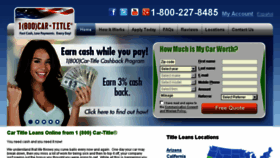 What 1800cartitle.com website looked like in 2015 (8 years ago)