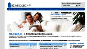 What 123vergleich.ch website looked like in 2015 (8 years ago)