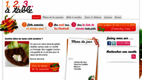 What 123atable.fr website looked like in 2015 (8 years ago)