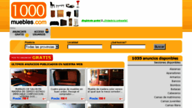 What 1000muebles.com website looked like in 2015 (8 years ago)
