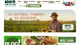 What 100natural.com website looked like in 2015 (8 years ago)