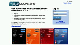 What 123-counters.com website looked like in 2016 (8 years ago)