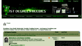 What 1stdegreefreebies.com website looked like in 2016 (8 years ago)