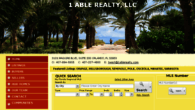 What 1ablerealty.com website looked like in 2016 (8 years ago)
