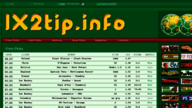 What 1x2tip.info website looked like in 2016 (8 years ago)