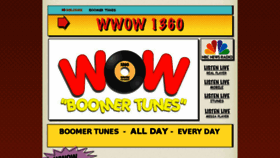 What 1360wwow.com website looked like in 2016 (8 years ago)