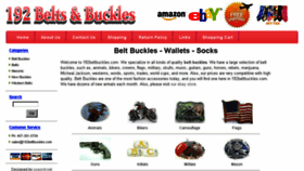 What 192beltbuckles.com website looked like in 2016 (8 years ago)