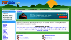 What 101kidz.com website looked like in 2016 (8 years ago)